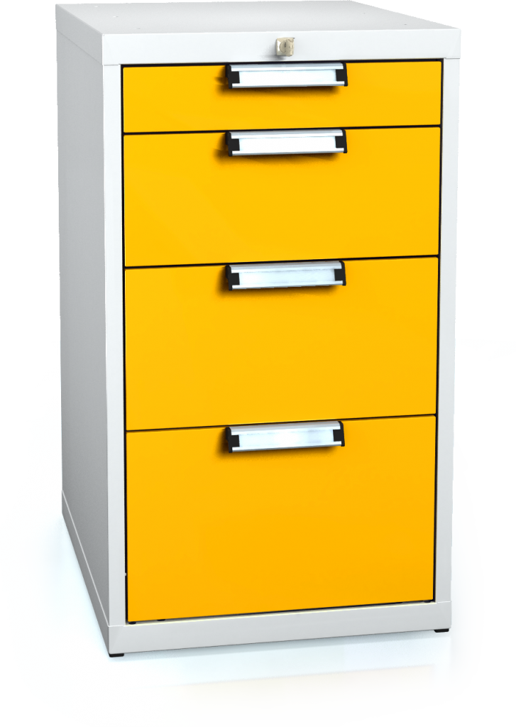 Univerzální kontejner pro pracovní stoly 840 x 480 x 600 - 4x zásuvka